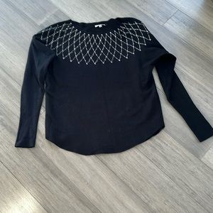 Black sweater. Worn once. Like new!